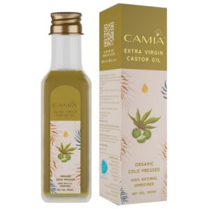 Certified organic cold-pressed extra virgin castor oil 100ml